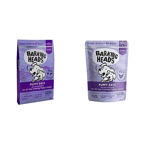 Barking heads dry dog food for puppies