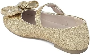 Gymboree,and Toddler Dressy Ballet Flat,Gold,9 Toddler | Image 2