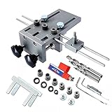 ダボ穴治具 ダボ穴ジク 3 in 1 木工ドリルガイドキット 6 8 10mm 穴あけガイド ドリルストッパー穴あけ治具 木工穴あけガイドツール ドリルロケータ 板 家具 組み立て