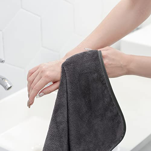 Graceaier Ultra Soft Bath Towels 4 Pack (28" X 56") - Quick Drying - - Microfiber Coral Velvet Highly Absorbent Towel For Bath Fitness, Bathroom, Sports, Yoga, Travel #TOP6