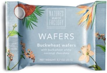 Nature's Own Factory Buckwheat Wafers With White Chocolate And Coconut 20g