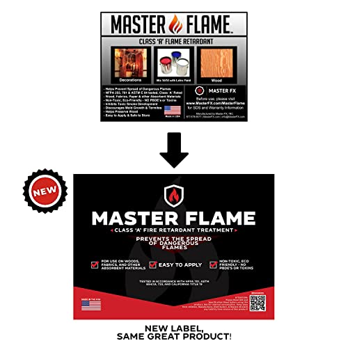 Master Flame - Class A Fire Retardant - Spray on application - 1 Spray Quart 32 Oz