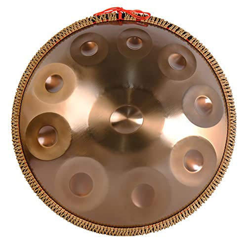 Hand-Pan Drum 10 Notas 56 cm Steel Tongue Drum Oro miniatura 1