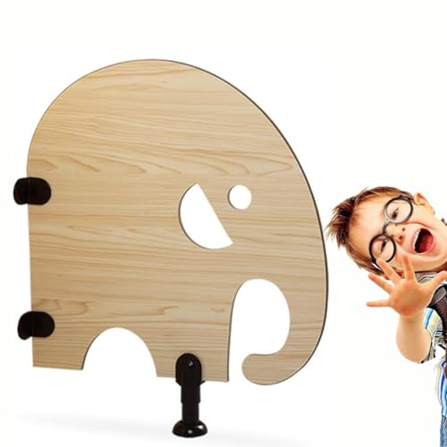 Biombo de madera para guardería y baños infantiles Pack de 3 paneles divisores de 60x80cm 2