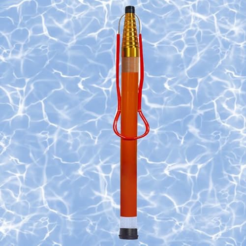 Perche de sauvetage pour piscine en fibre de verre télescopique contre la noyade aquatique