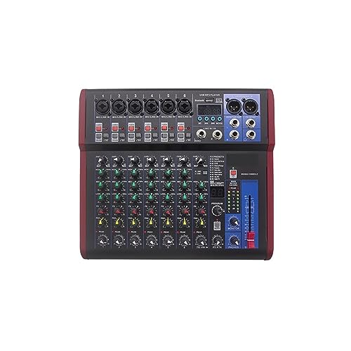 SUM-U8 Mezclador de audio digital profesional de 8 canales Controlador de DJ/Mezclador de consola de...