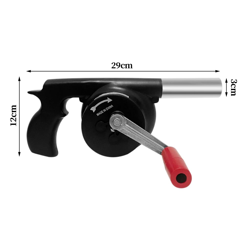 Soplador de barbacoa,Sopladores portátiles de mano,Fuelle de encendido rápido Encendedor de cocina para barbacoa de carbón Outdoor Camping Picnic