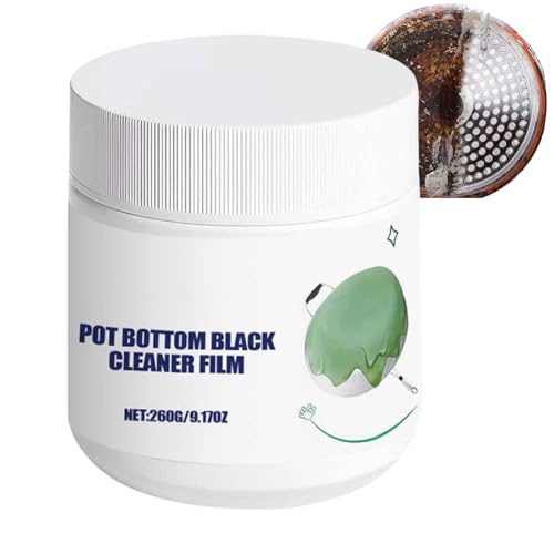 Pasta sgrassante per pentole, detergente per macchie nere sul fondo delle pots, rimuove il grasso bruciato da padelle e teglie, pasta detergente multi, detergente per pentole acciaio inox (1pcs)