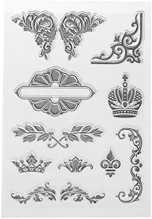 lansuiyour Frame Rubber Clear Stamp/Seal Scrapbook/Photo Decorative Card Making Clear Stamp
