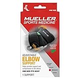 Mueller Green Adjustable Elbow Support: Adjustable Support (Black)