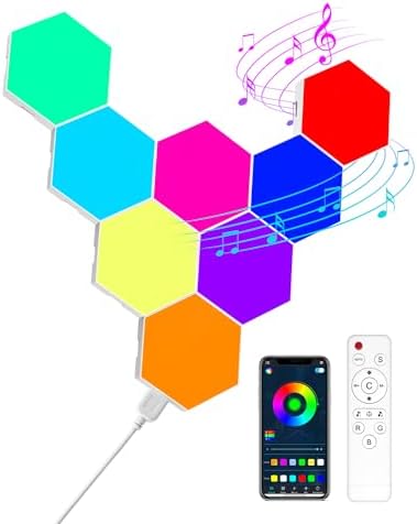 LED Dreiecke Leuchten für Gaming Setup, Smart Home LED Panel Wand RGBIC  Wandleuchte Funktioniert mit Alexa Google Assistant, Gaming LED Platten  Zimmer Deko APP/Sprache/Ferngesteuert, Musik-Sync,12 Stk : :  Beleuchtung