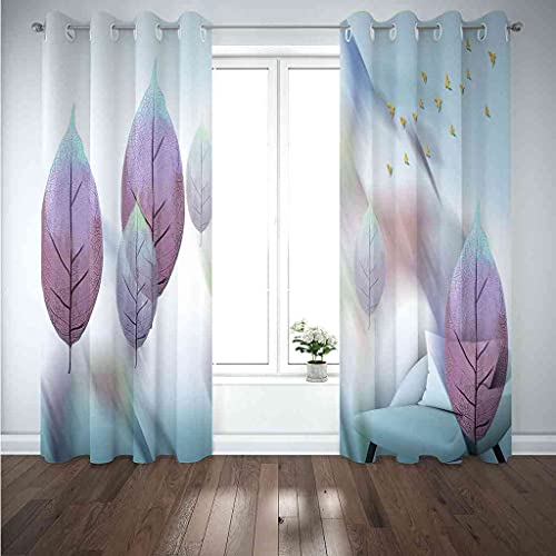 Rideaux occultants thermiques isolants contre le froid et le bruit 264x242 cm chambre - 5