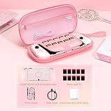 GeekShare Etui ochronne Hard Shell, kompatybilne z Switch/Switch OLED, odporne na upadki, wodoodporne, przenośne etui podróżne do konsol Switch i akcesoriów do gier - Star Wing