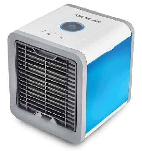 Mantra enterprise Air Cooler Arctic Air Personal Space Cooler 3-in-1 Portable Mini Air Cooler & Purifier with 3 Speeds and 7 Colors LED Lights for Bedroom Home Office