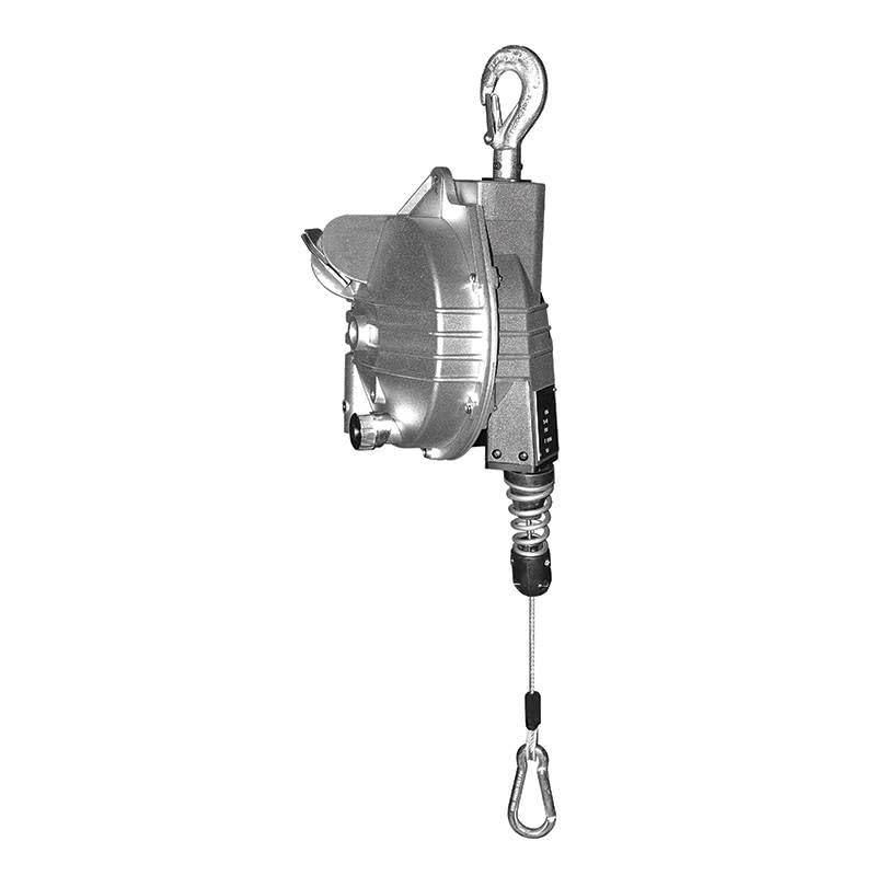 TECNA 9362 Federzug-Balancer 15–20 kg | Werkzeugaufhängung mit 2,0 m Edelstahlseil | Federseilaufroller Industrie für Werkstatt & Produktion