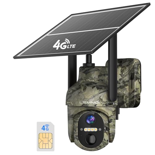 4G LTE Solar Trail Camera with 2K Live View