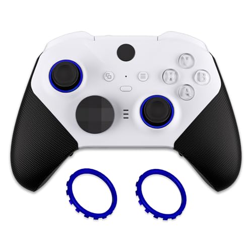 Image of eXtremeRate Replacement Accent Rings for Xbox Elite Series 2 | for Xbox One Elite | for eXtremeRate ASR Version Shell for Xbox Series X /S Controller - Chrome Blue