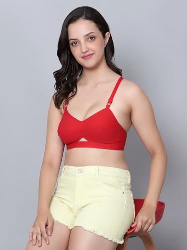 Image of Aimly Women's Cotton Non-Padded Non-Wired Daily Use Everyday wear Regular Bra Combo Pack