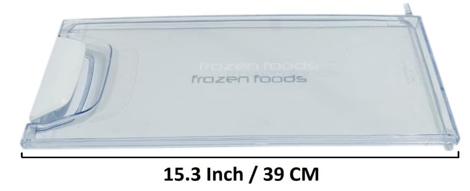 Image of Freezer Door Panel compatible with Godrej Edge Pro 190 to 210 Litre Refrigerator, Transparent, 39 CM