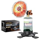 Tragbare Zeltheizung für den Außenbereich, 9200 BTU Gasheizung mit Tankhalter, ideal für Camping, Terrasse, Garten (Brennstoff nicht im Lieferumfang enthalten)