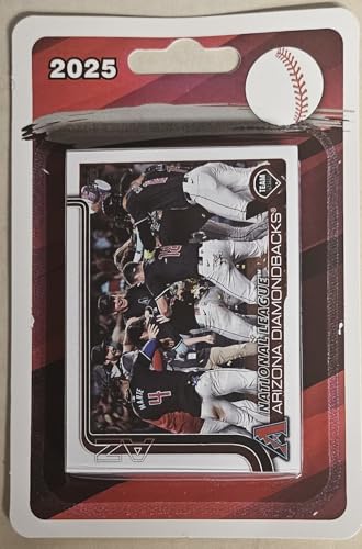 2025 Topps Series 1 & 2 Arizona Diamondbacks Blister Pack Team Set 24 Cards Corbin Carroll
