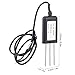WOOXGEHM Soil EC Sensor, Garden Soil Temperature and Humidity Meter, High Sensitivity and Stable Signal, IP68 Grade Waterproof and Dustproof Soil Conductivity Transmitter for All Kinds of Soil