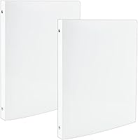 Vista 33 de JAM PAPER - Carpetas de plástico de 1 pulgada - Carpetas de 3 anillas surtidas (rojo, azul, verde y naranja) - Paquete de 4