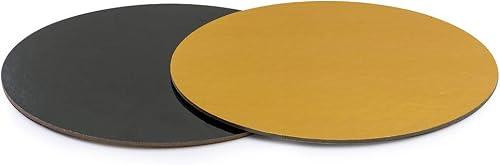 DECORA, 0932554 Plato para Tarta de Cartón, Revestido de Plástico, de 3 mm de Es