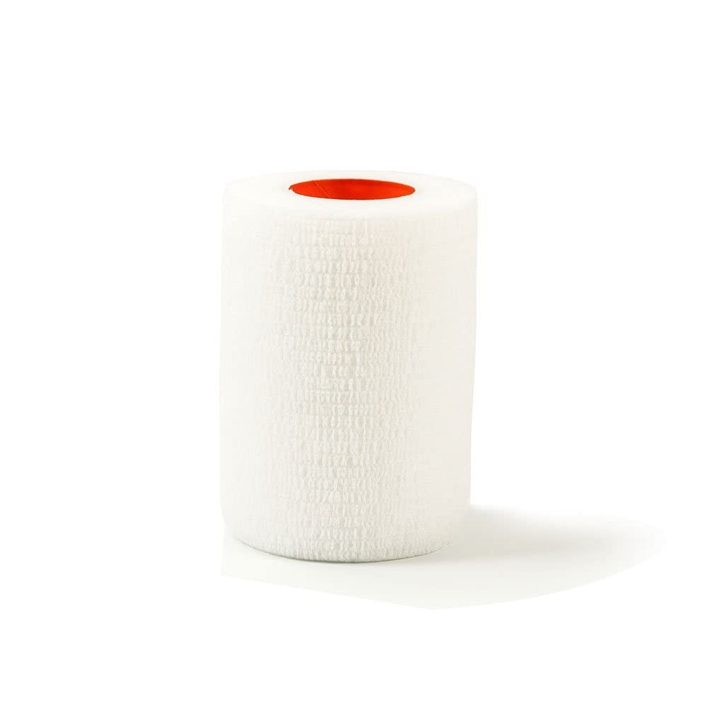 First Aid 4 Sport Latex Free Cohesive Bandage - 5cm x 4.5m White - 1 Roll