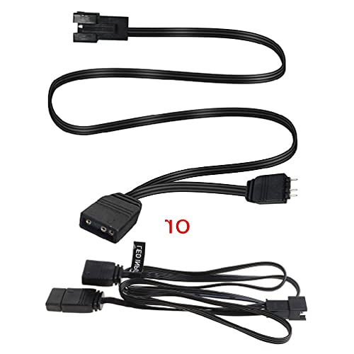 ARGB - Cable de extensión para placa base AURA MSI (5 V, 3 pines) Cover