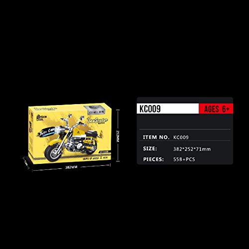 TRCS Technik Bausteine Motorrad Modell, Supermotorrad Konstruktionsspielzeug 558 Teile Klemmbausteine Kompatibel mit… – Bild 7