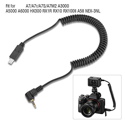 2.5Mm-S2 Shutter Connecting Cable,Remote Control/Trigger Cable For Sony A7/A7R/Nex-3Nl/A6000/A58/Hx300/Rx100N,Pixel T8/Tw283/F-508/Opas/Bg-100,Meyin Rf624/Rf604/Tw830/Tw836/Vf901/Vf902/Rc821 #TOP2