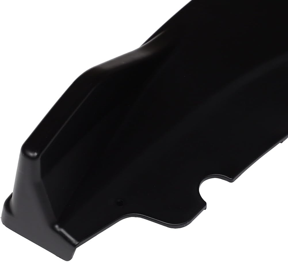 ECCPP Front Bumper Lip PP fit for 2016-2020 for Honda Civic Front Lip Spoiler Matte Black Front Lip Body Kit