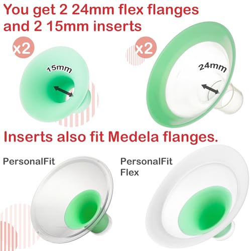 Nenesupply Inserts y Flanges Flexibles Compatibles Lansinoh miniatura 6