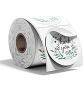 2'' Round Thermal Labels, 500pcs Circle Thermal Printer Label, Multi-Purpose for DIY Logo Design,...