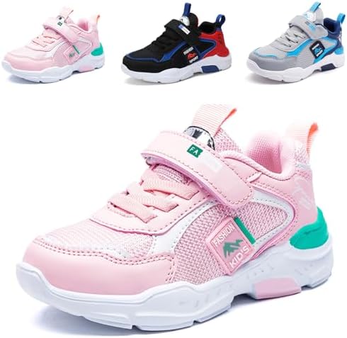 Kinder Turnschuhe Mädchen Jungen Sportschuhe Leicht Atmungsaktiv Laufschuhe Outdoor Fitnessschuhe Sneaker Schuhe Hallenschuhe Running Walking Shoes Unisex-Kinder Unisex-Kinder