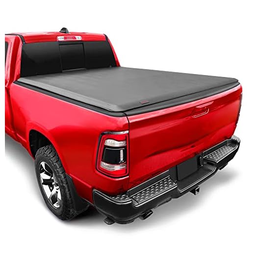 MaxMate Soft Roll-up Truck Bed Tonneau Cover Compatible with 2019-2023 Ram 1500 New Body (Excl. Classic) | 5'7" (67") Bed | TCD169046