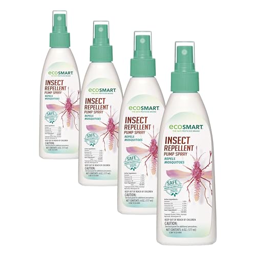 EcoSMART Insect Repellent, 6 oz. Pump Spray Bottle (Pack of 4)