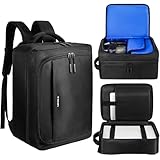sac de transport ordinateur portable Idéal pour : ce sac à dos de voyage compatible avec la PS5 permet non seulement de ranger la console et ses accessoires, mais aussi de transporter vêtements, ordinateur portable, appareil photo, chargeurs et autres indispensables de voyage. Un cadeau parfait pour les joueurs, les conjoints, les pères et les hommes, pour un anniversaire, Thanksgiving, Noël, le Nouvel An ou la Saint-Valentin.