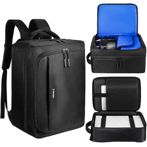 LEFORZ Gaming Travel Backpack Bag Compatible with PS5/PS5 Pro/PS5 Slim/PS4