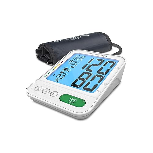 medisana BU 584 Tensiomètre pour le haut du bras, Mesure précise de la tension artérielle, Avec App pratique pour évaluer et enregistrer les données,...