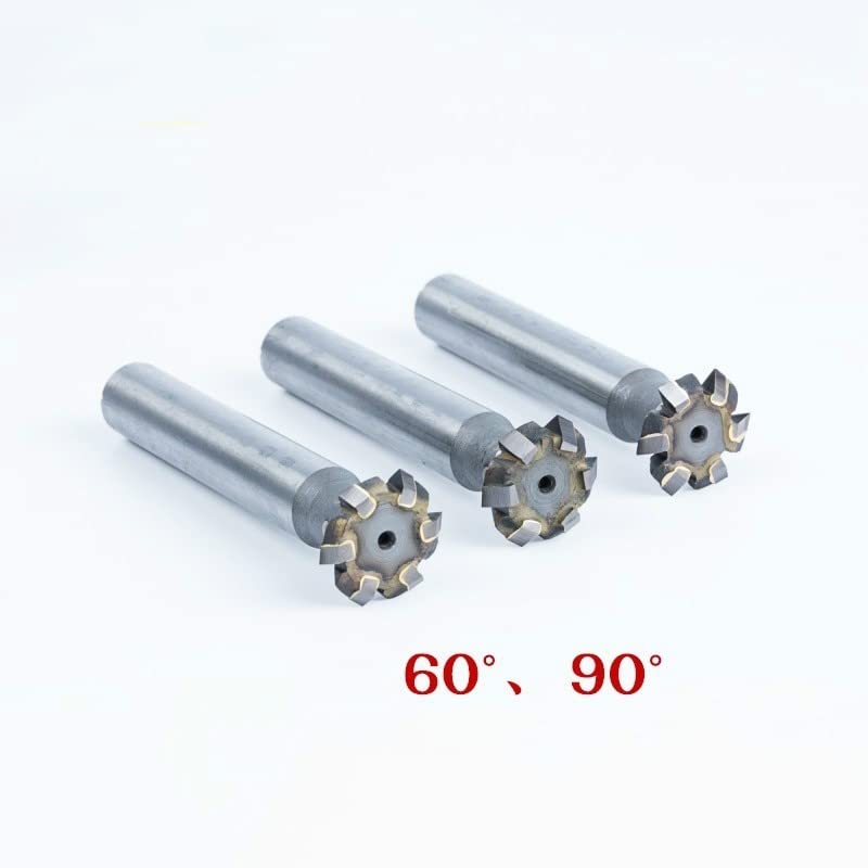 16mm * 60degrees de 4mm d'épaisseur carbure double angle fraise frais de fraisage, acier inoxydable, fonte, cuivre, aluminium, etc. (Dimensions : 4mm 1pcs)