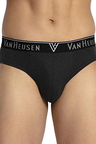 Image of Van Heusen Men's Cotton Brief Pack of 1| Ribbed Cotton | Anti-Bacterial | Stay fresh | Sweat Absorbant | Moisture-Wicking | Long Lasting Colors |Breathable Combed Cotton for extra comfort | Soft Waistband | Soft Touch | Style 10004