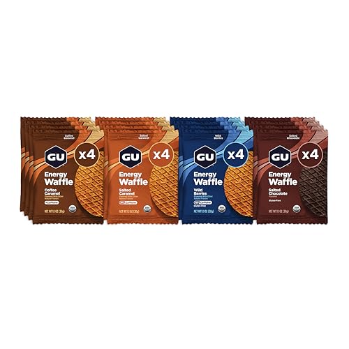 GU Energy Stroopwafel Variety Pack, 16 Count