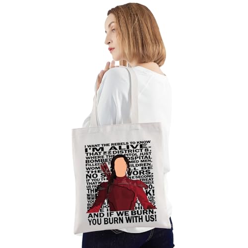 Bolso tote inspirado en películas distópicas y de aventuras, regalo para fans de cine miniatura 6
