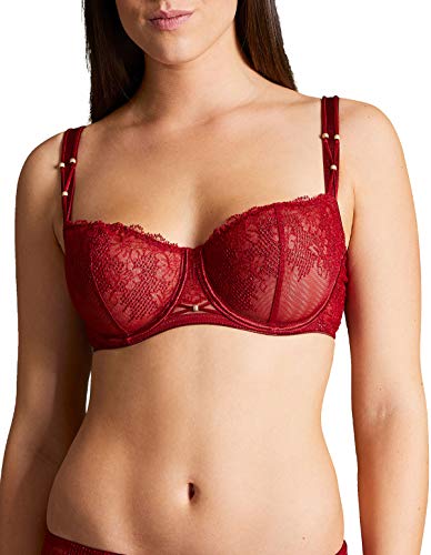 Aubade Women's La Belle Etoile Half Cup Bra Comfort Balconette, Garance, 30E