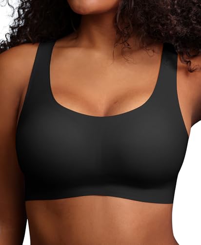 Cosmolle Womens Seamless Bra Comfort Everyday Bra Stretch Wirefree T-Shirt Bra With Support And Lift cover
