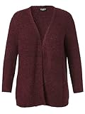 Dezente Strickjacke Via Appia Due Damen Dezente Strickjacke in unifarbenem Stoff