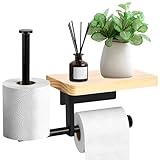 ✨Utilisation multifonctionnelle : Ce porte-papier toilette mural est solidement fixé par des vis. Adapté aux salles de bain et aux cuisines, il est idéal pour ranger le papier essuie-tout et les petits objets : un accessoire multifonctionnel. Que vous organisiez vos produits de salle de bain ou vos ustensiles de cuisine, ce porte-papier toilette vous sera d'une grande aide.
