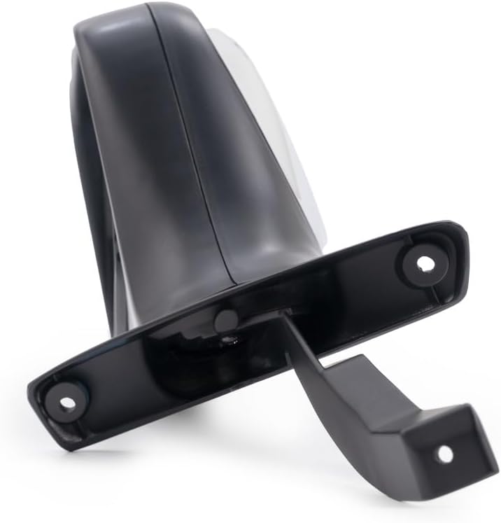 For Ford F-150 1992 93 94 95 96 1997 Door Mirror Driver Side | Manual | Non-Heated | Black and Chrome | F7TZ 17683 DAB | FO1320152